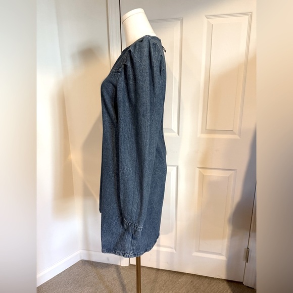 Free People Denim Mini Dress - NWOT, Size S - Picture 4 of 13